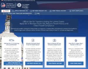 Form I-94 | ZontLaw